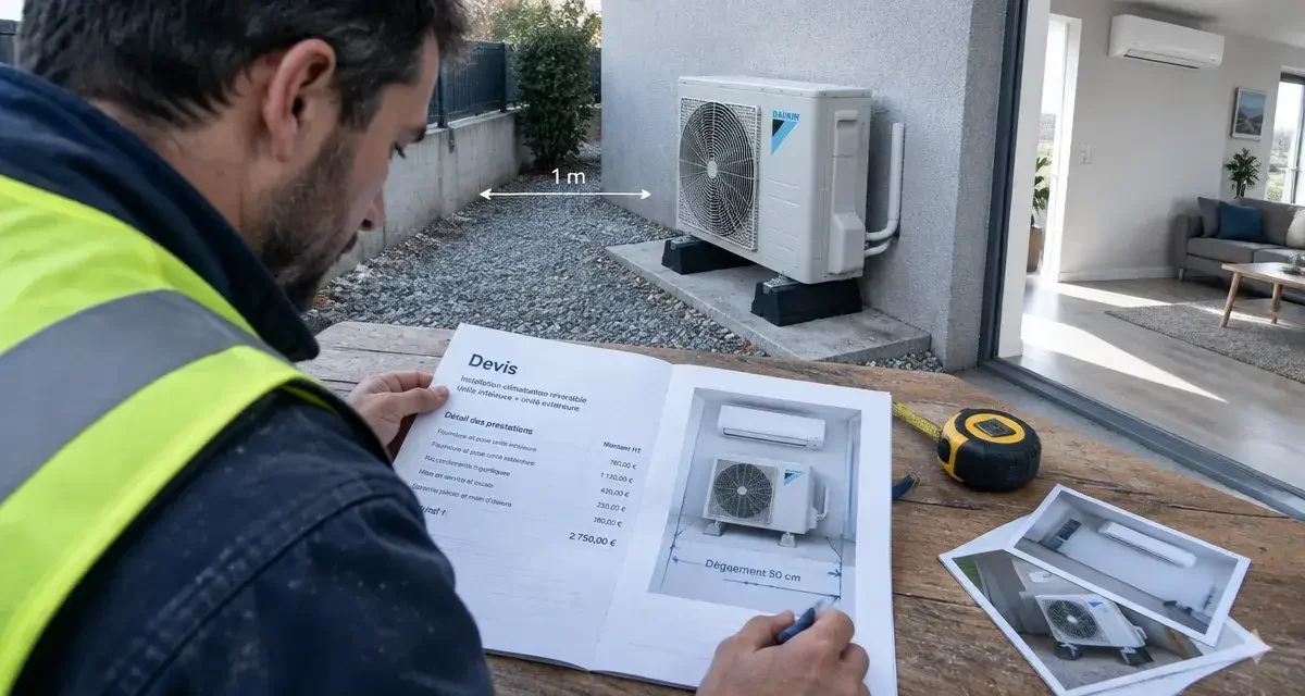 Où installer votre pompe à chaleur air-air : le guide pour éviter les surcoûts et les litiges