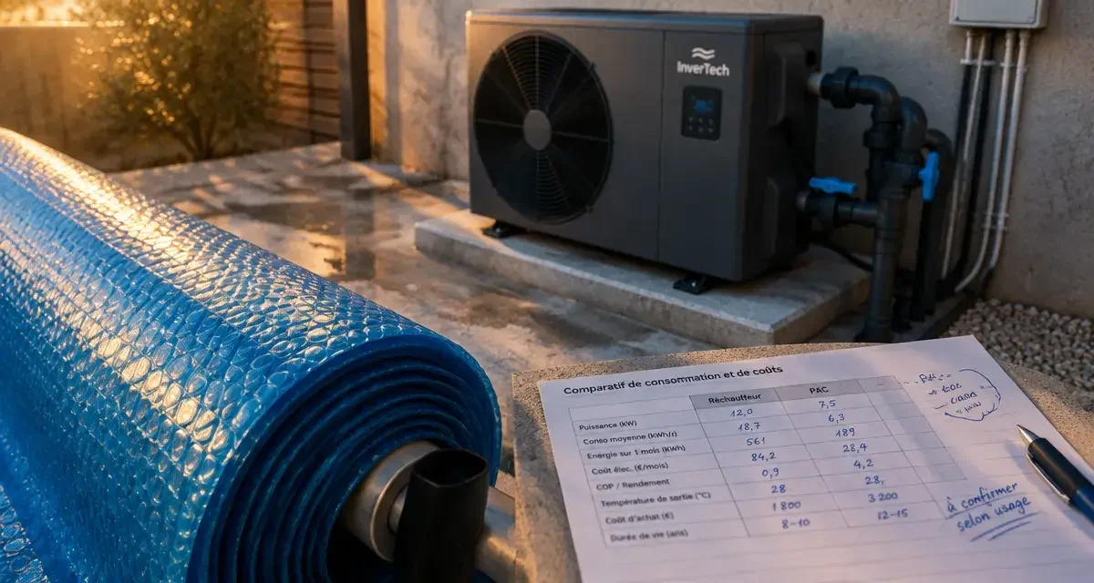 Pompe à chaleur ou réchauffeur électrique : le vrai calcul du coût de revient