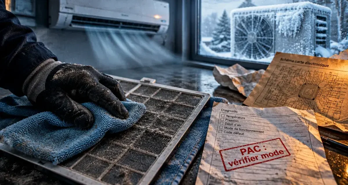 Pompe à chaleur air-air qui ne chauffe pas : 4 points de contrôle pour éviter un dépannage inutile