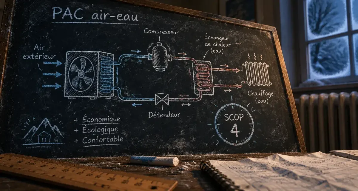 Consommation d'une PAC air-eau : comment calculer votre coût réel et éviter les pièges